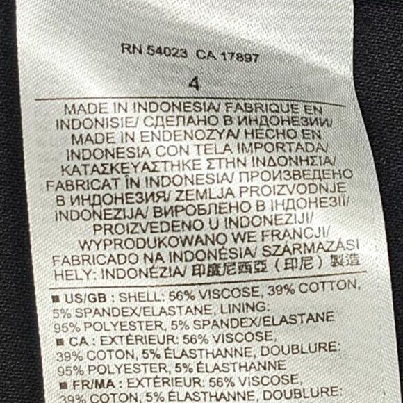 🛍️ Banana Republic Black TR Blazer - Women's Size 4 - Picture 6 of 9